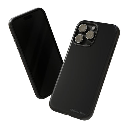 "Stealth Black Defender" -Tough iPhone Cases