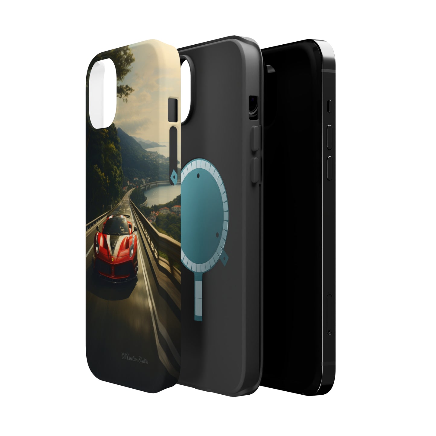 "Tropical Thrill Ferrari Edition" -MagSafe Tough iPhone Cases