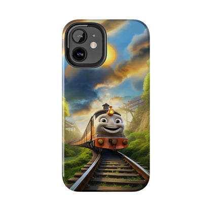 The "Smiling Express Train" Phone Case -Tough Phone Cases