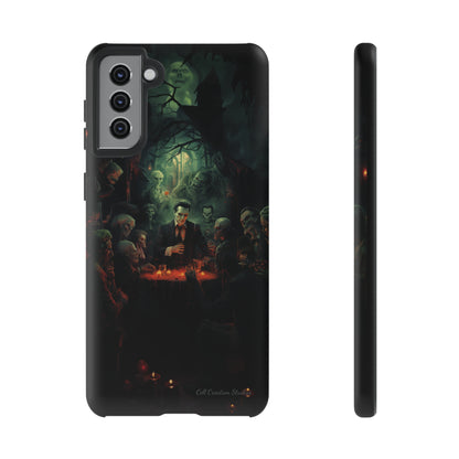 Introducing the "Ghoulish Gala" Cell Phone Case – Dracula's Halloween Soiree -Tough Cases