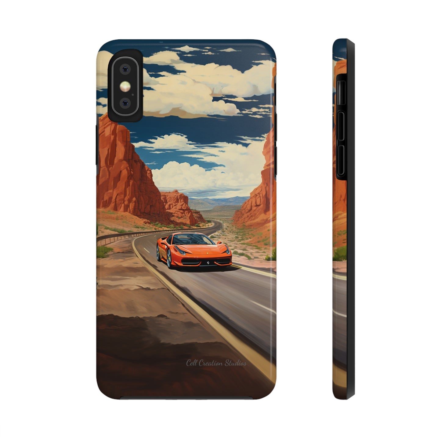 "Desert Racer Ferrari Edition" -Tough iPhone Cases