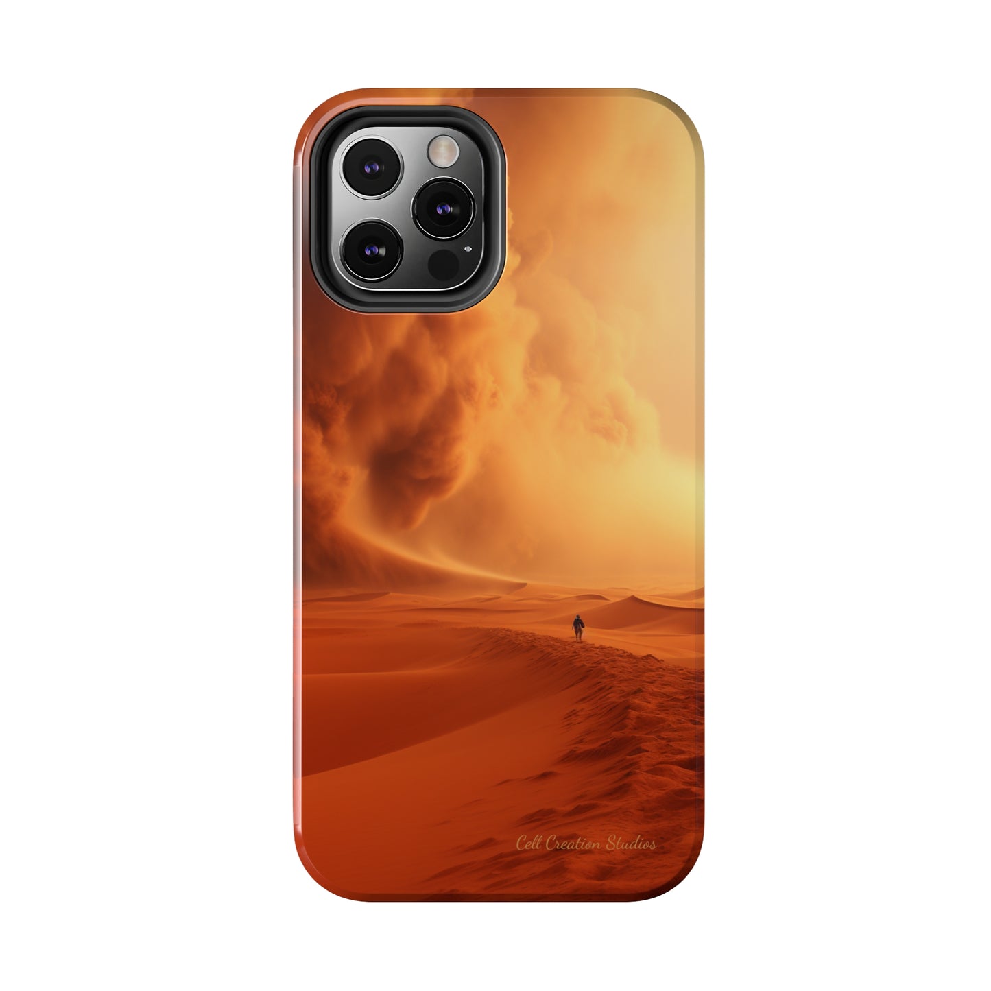 Introducing the "Desert Wanderer" Cell Phone Case – Embark on a Journey through Sand and Storm -Tough Phone Cases