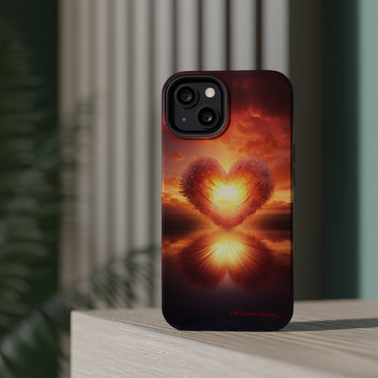 Introducing the "Sun-Kissed Heart" Cell Phone Case – Radiate Love and Light -MagSafe Tough Cases