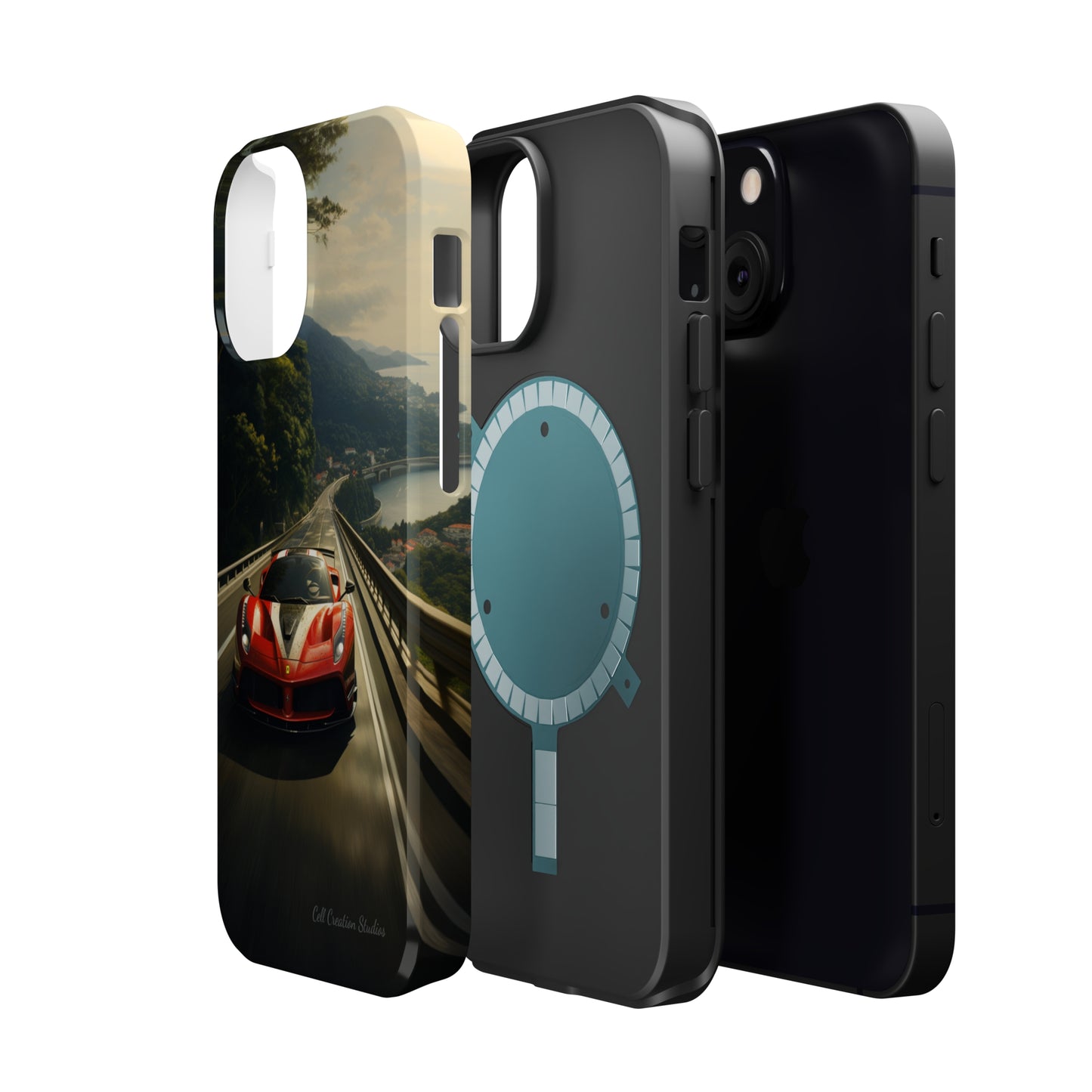 "Tropical Thrill Ferrari Edition" -MagSafe Tough iPhone Cases