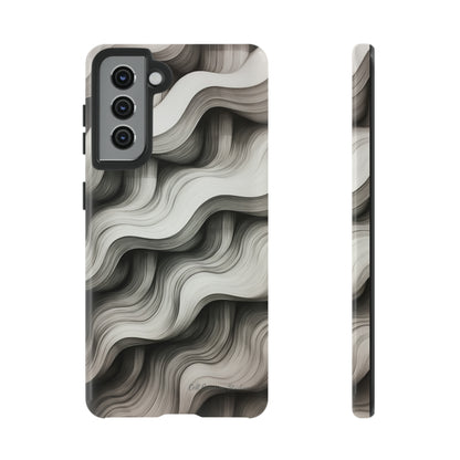 The "Geometric Waves" Cell Phone Case -Tough Cases