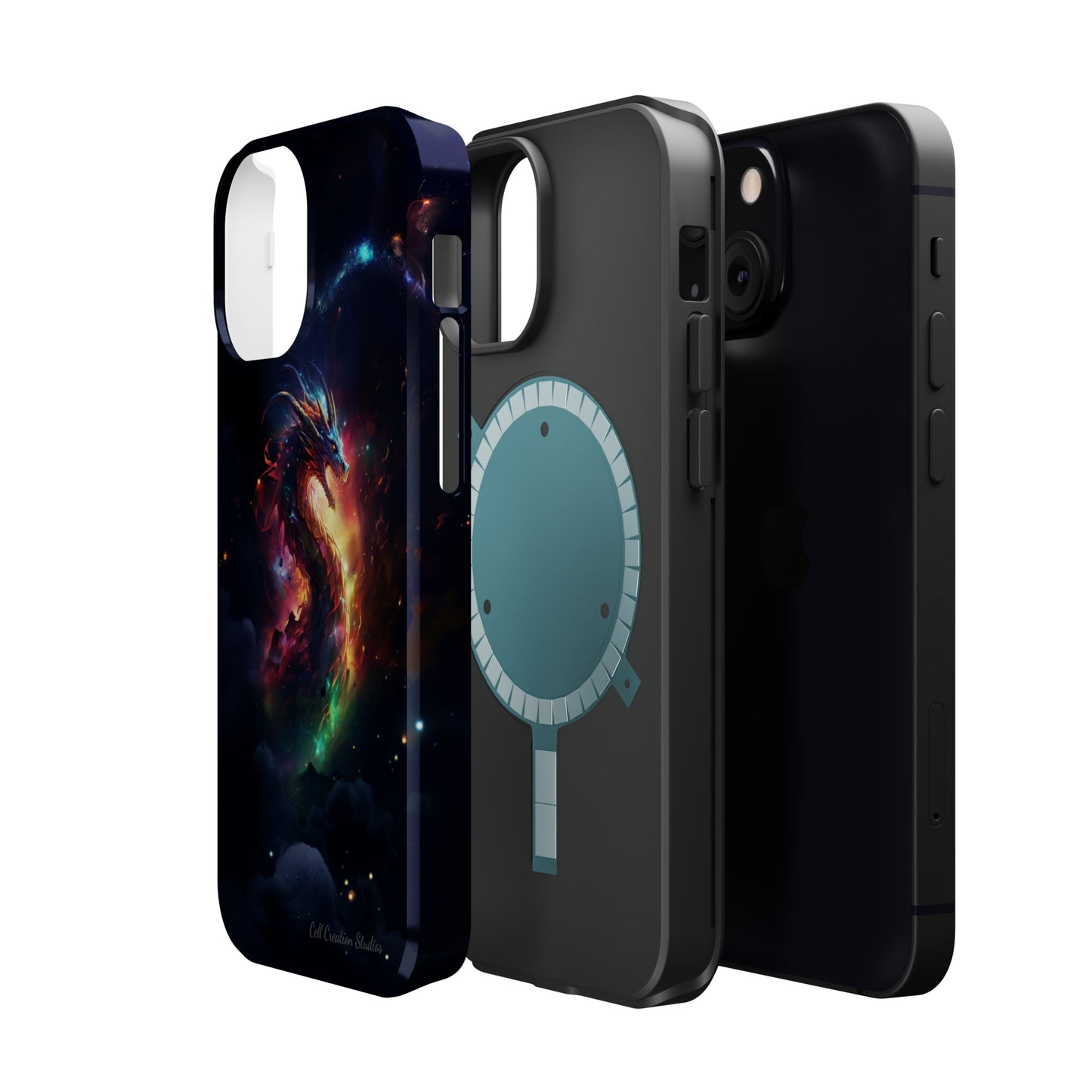 "Cosmic Dragon Unleashed" -MagSafe Tough iPhone Cases