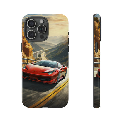 "Mountain Majesty Ferrari Edition" -Tough iPhone Cases