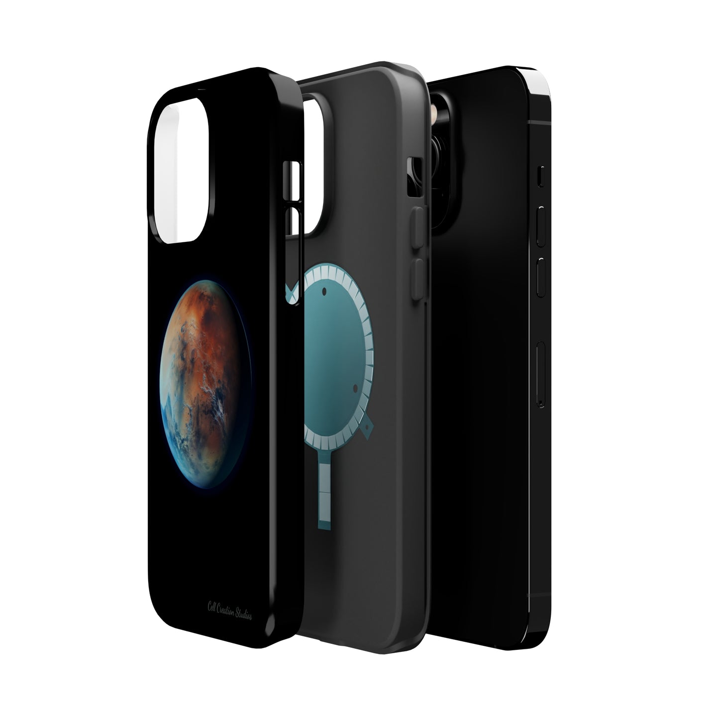 Introducing the "Mars Marvel" Cell Phone Case – Explore the Red Planet -MagSafe Tough Cases