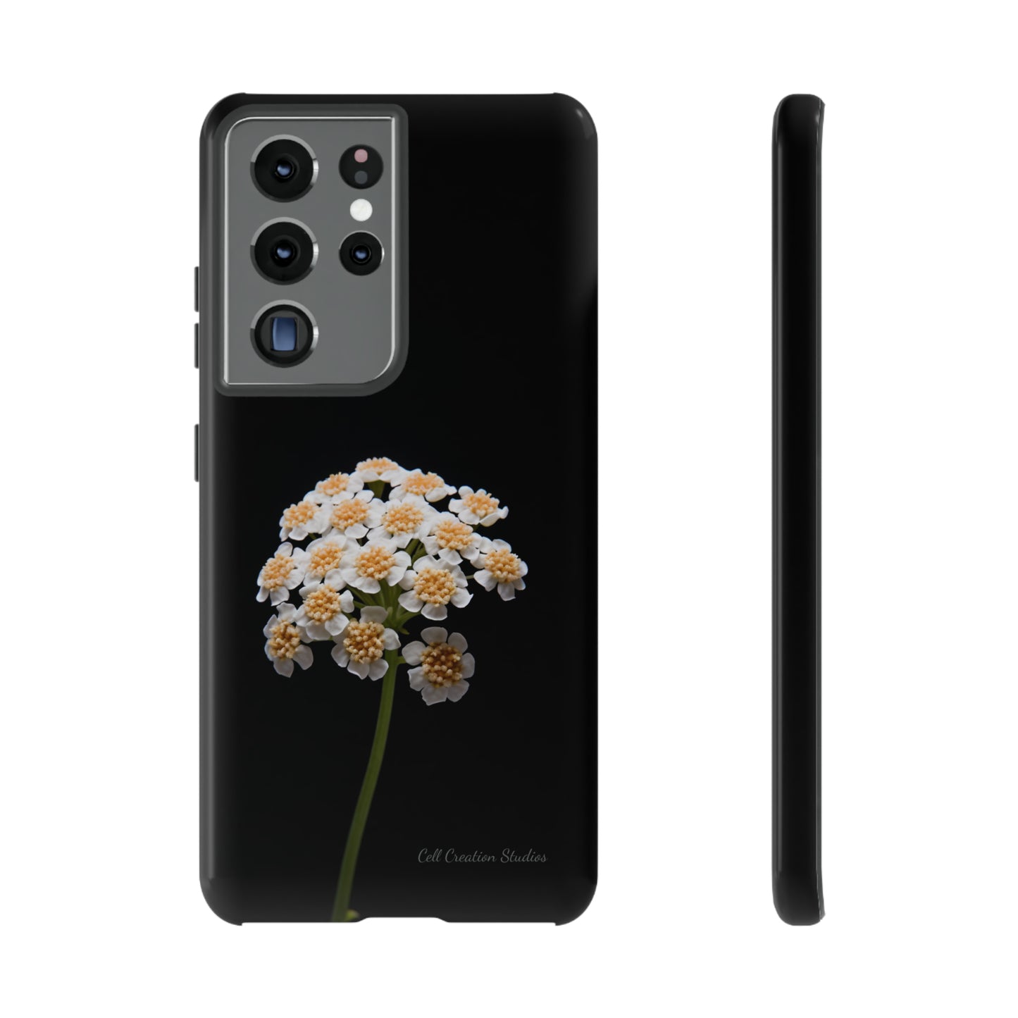 "Elegant Yarrow Bloom" -Tough Samsung Phone Cases