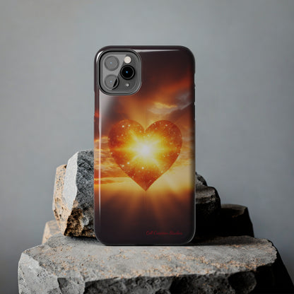 Introducing the "Sunlit Heart" Cell Phone Case – Embrace Love and Radiance -Tough Phone Cases