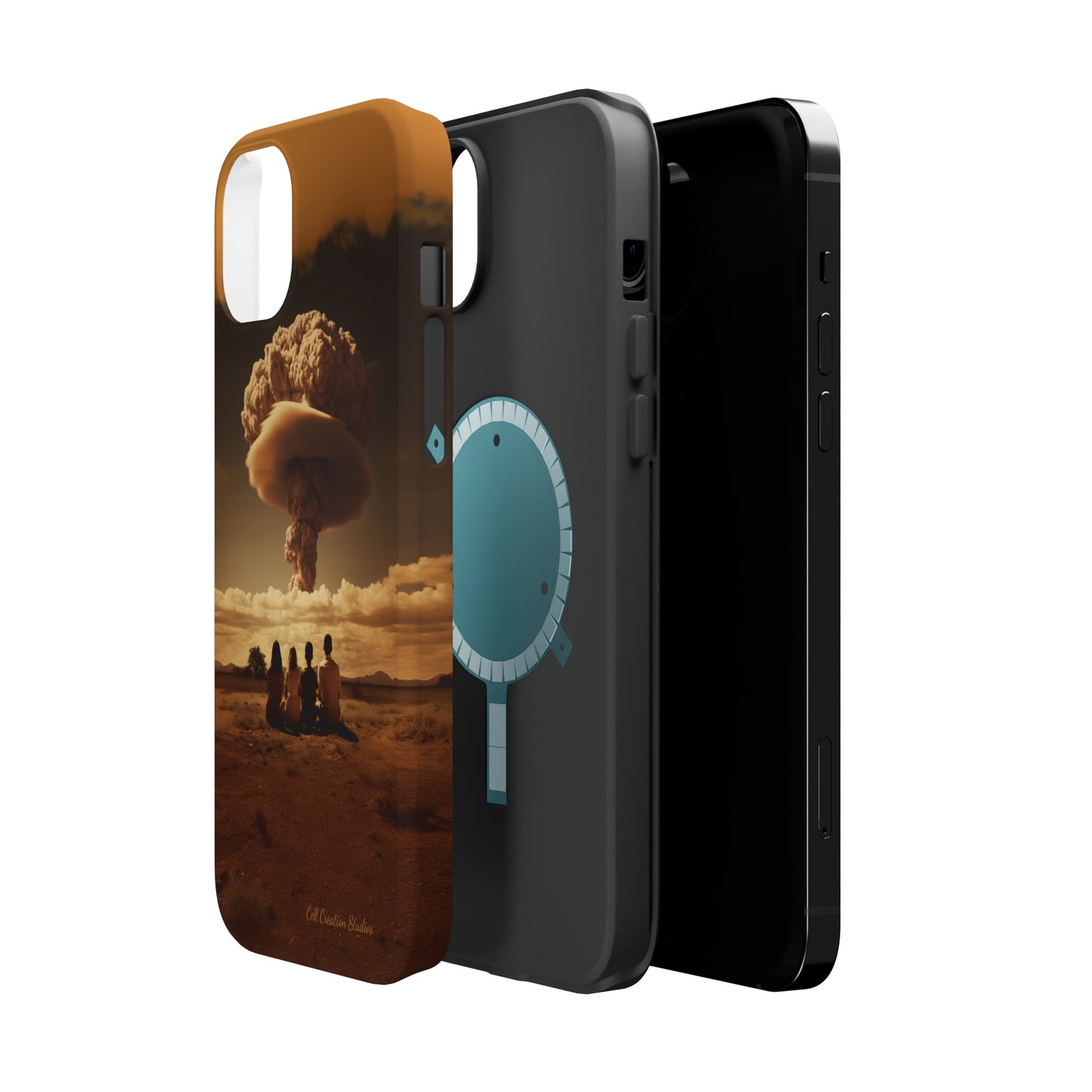 Introducing our "Skywatchers" Cell Phone Case - A Thought-Provoking Design -MagSafe Tough Cases