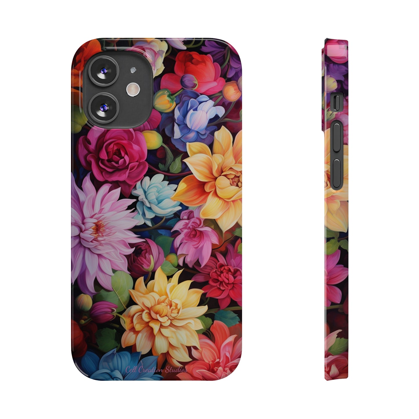 Introducing the "Blossom Beauty" Cell Phone Case – Elevate Your Style with Floral Charm -Slim Phone Cases