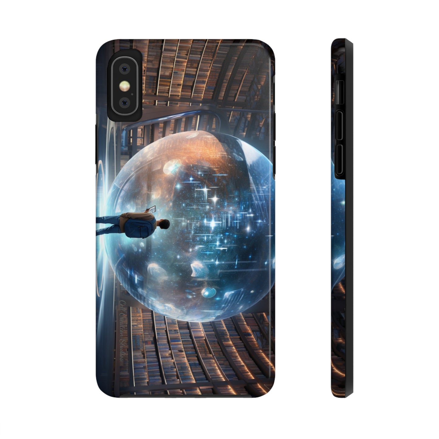 Introducing the "Library Luminary" Cell Phone Case – Where Knowledge Meets Mystery -Tough Phone Cases