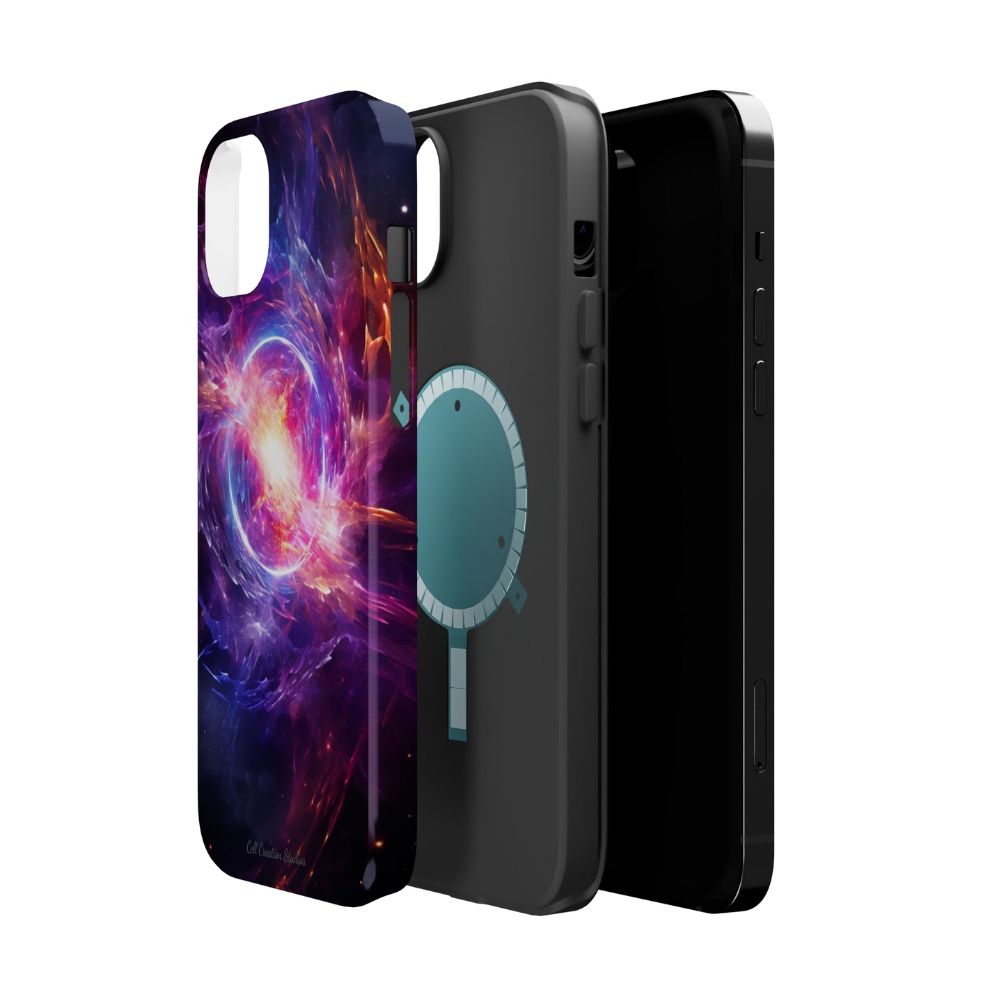 Introducing the "Celestial Explosion" Cell Phone Case – Witness the Drama of a Neutron Star Explosion! -MagSafe Tough Cases