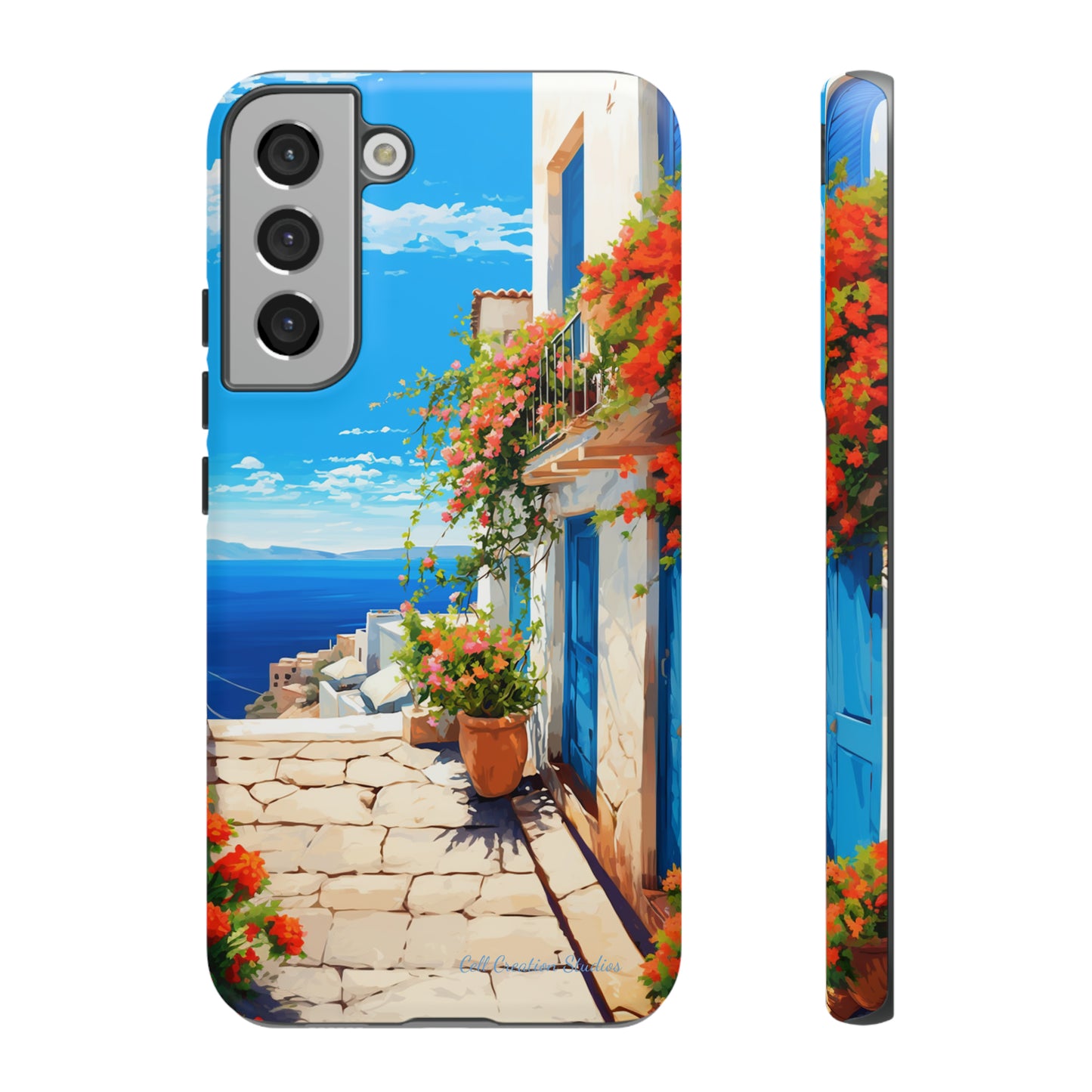 "Mediterranean Bliss Horizon" -Tough Samsung Phone Cases