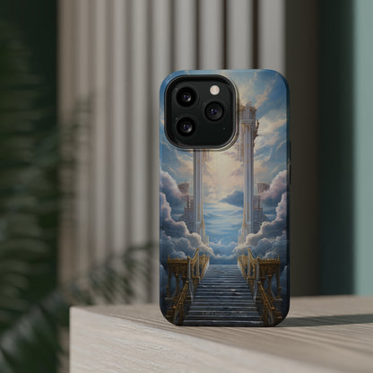 Introducing the "Celestial Gateway" Cell Phone Case – Elevate Your Device with Heavenly Splendor -MagSafe Tough Cases