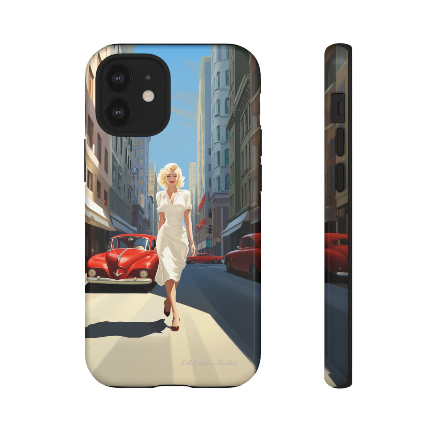 "City Stroll Glamour" Marilyn Monroe Phone Case -Tough Cases