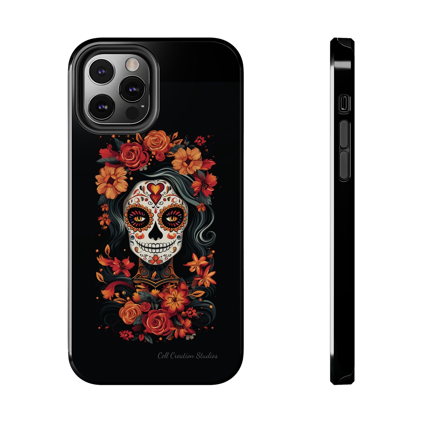 Introducing the "Day of the Dead Fiesta" Cell Phone Case – Celebrate Life in Style -Tough Phone Cases