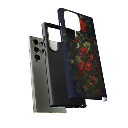 "Floral Serenade Elegance" -Tough Samsung Phone Cases