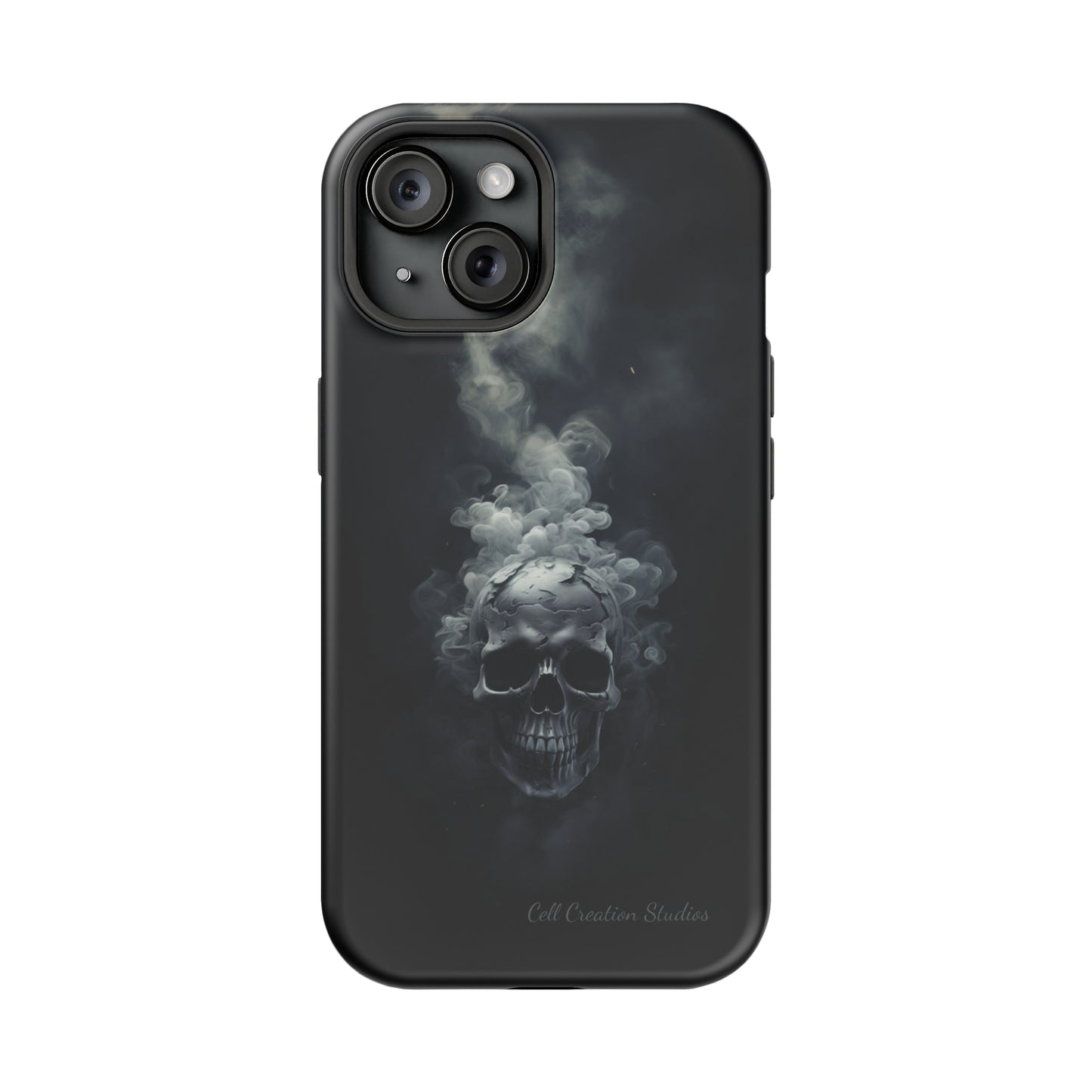 "Ethereal Skull Noir" -MagSafe Tough iPhone Cases