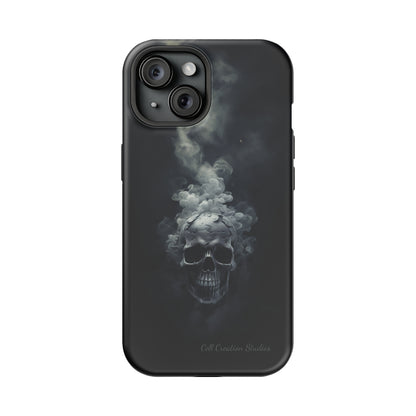 "Ethereal Skull Noir" -MagSafe Tough iPhone Cases