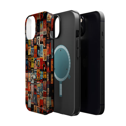 Introducing the "Vintage Movie Poster Collage" Cell Phone Case – Timeless Hollywood Charm -MagSafe Tough Cases