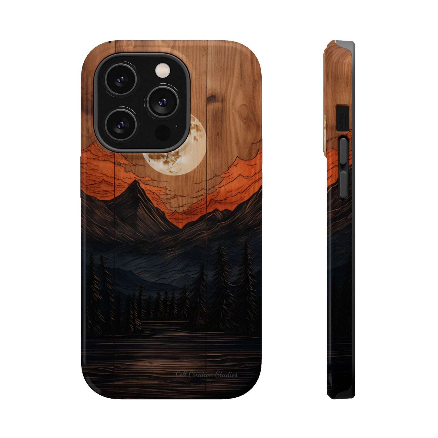 "Elevate Your Style with the Mountain Moonlight Phone Case" -MagSafe Tough Cases