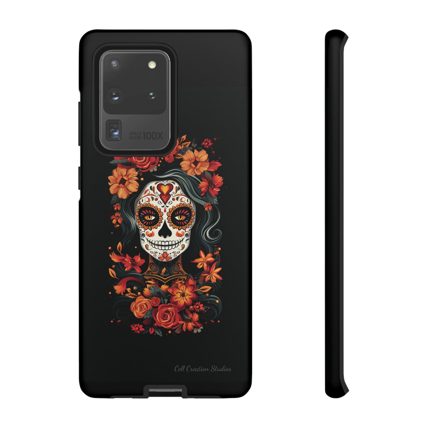 Introducing the "Day of the Dead Fiesta" Cell Phone Case – Celebrate Life in Style -Tough Cases