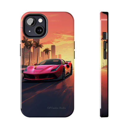 "Sunset Boulevard Ferrari Edition" -Tough iPhone Cases