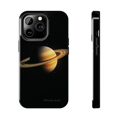 Introducing the "Saturn's Elegance" Cell Phone Case – A Cosmic Masterpiece -Tough Phone Cases