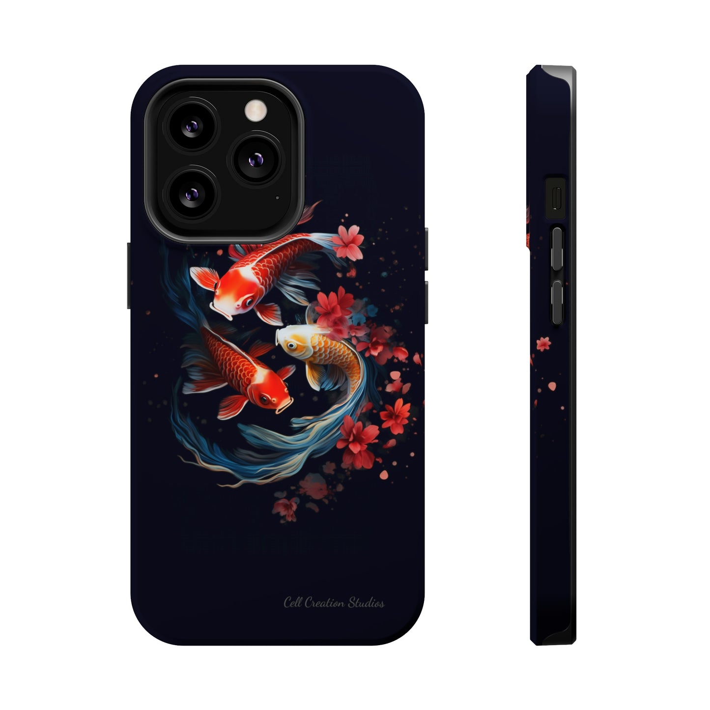 "Captivating Koi Fish" Phone Case -MagSafe Tough Cases