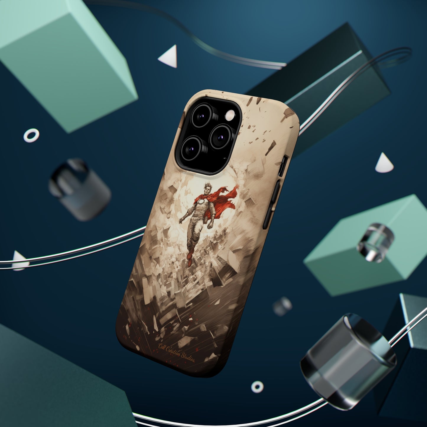 Introducing the "Heroic Guardian" Cell Phone Case – Unleash Your Inner Superhero with Captivating Design -MagSafe Tough Cases