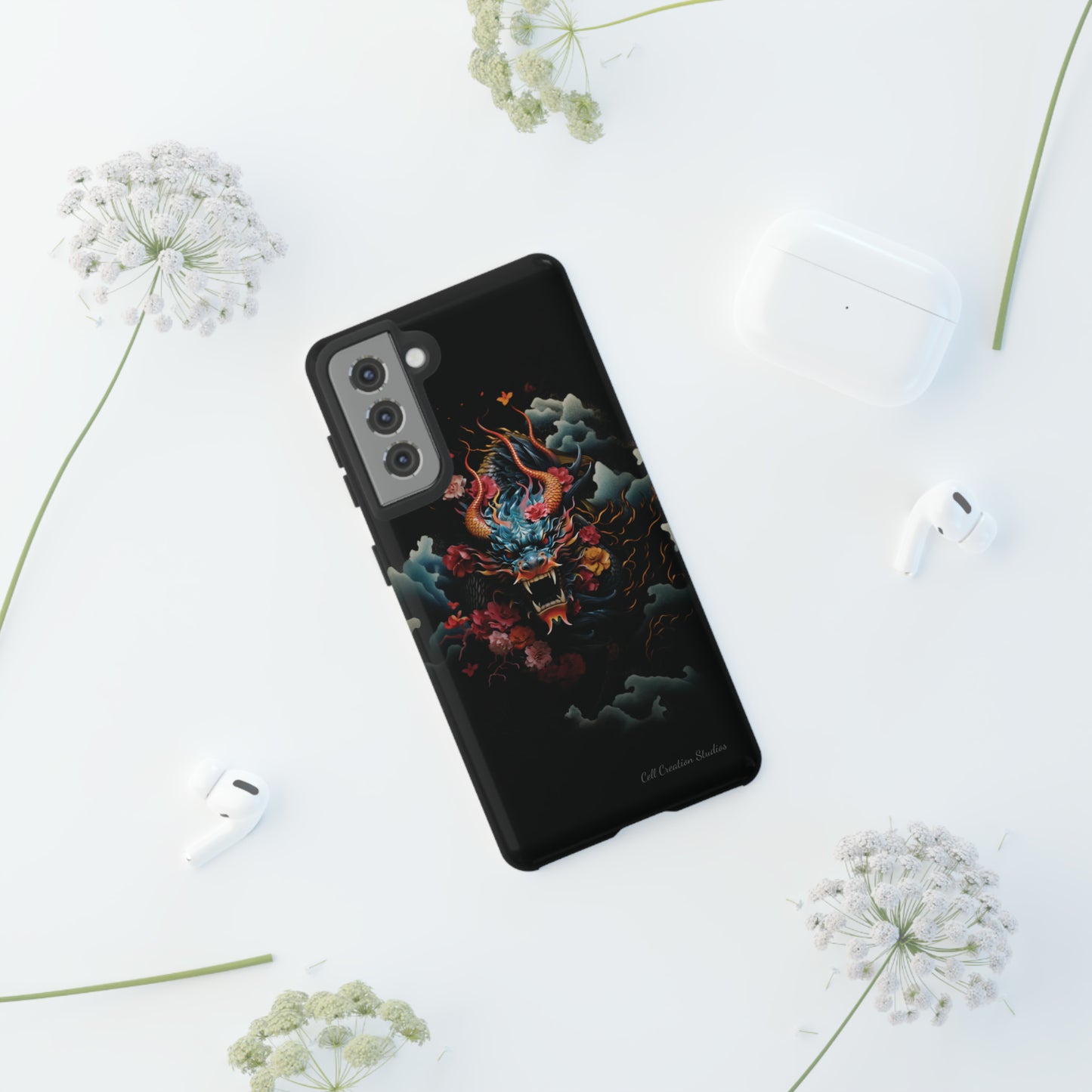 Introducing the "Japanese Dragon Majesty" Cell Phone Case – Embrace the Legend in Style -Tough Cases