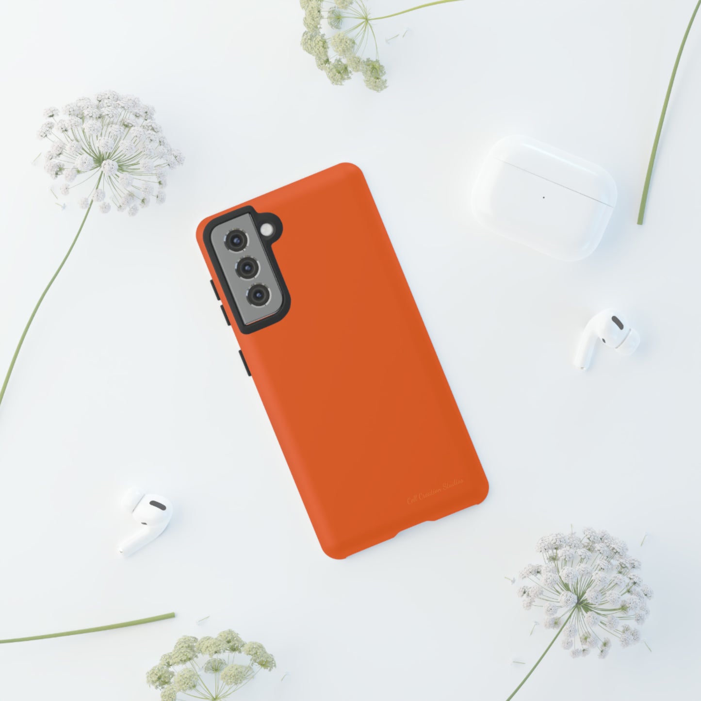 "Orange Burst" -Tough Samsung Phone Cases