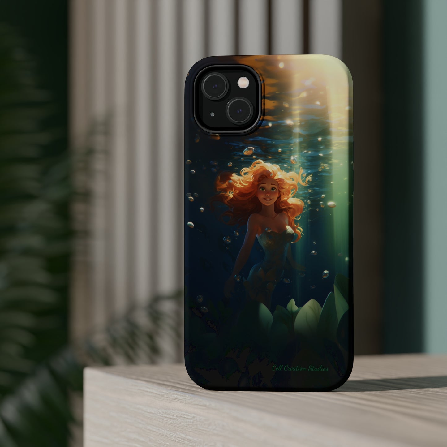 Dive into Enchantment with Our "Ariel Little Mermaid" Phone Case -MagSafe Tough Cases