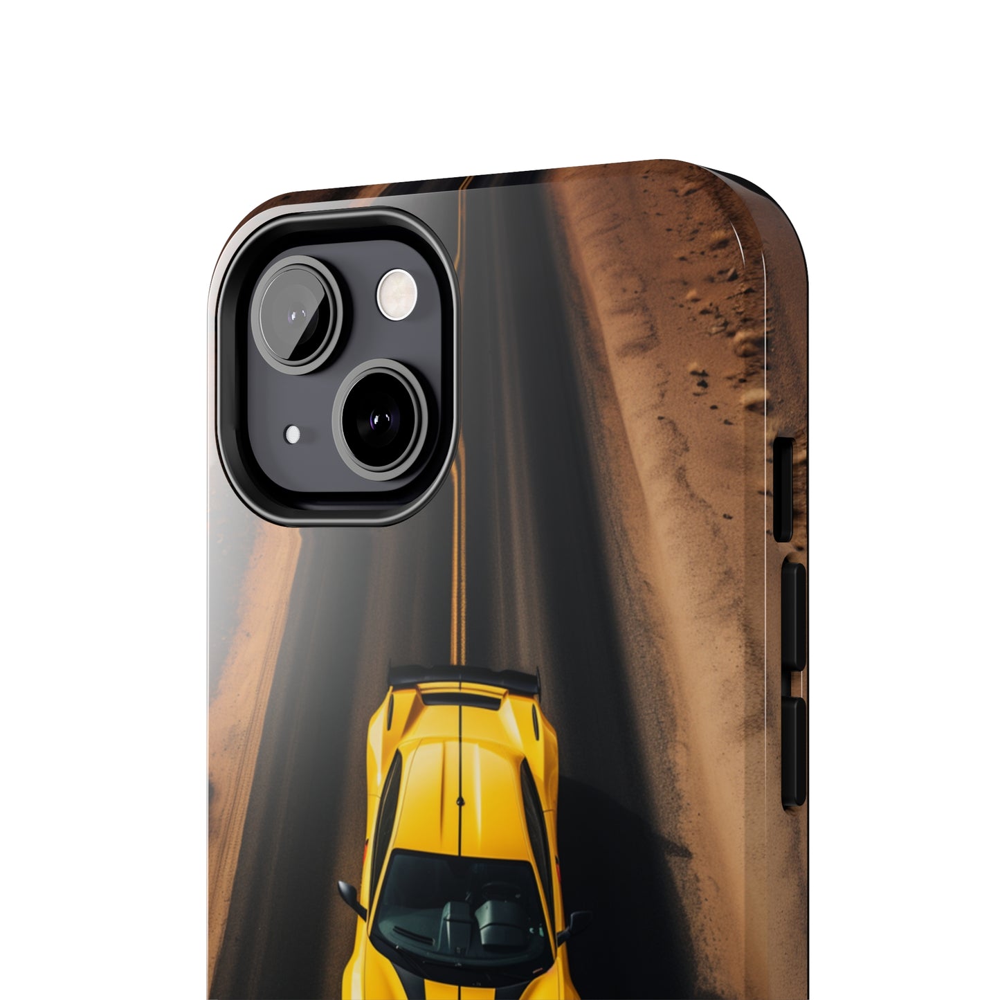 Introducing the "Desert Speedster" Cell Phone Case – Feel the Thrill of a Ferrari Racing through the Desert! -Tough Phone Cases