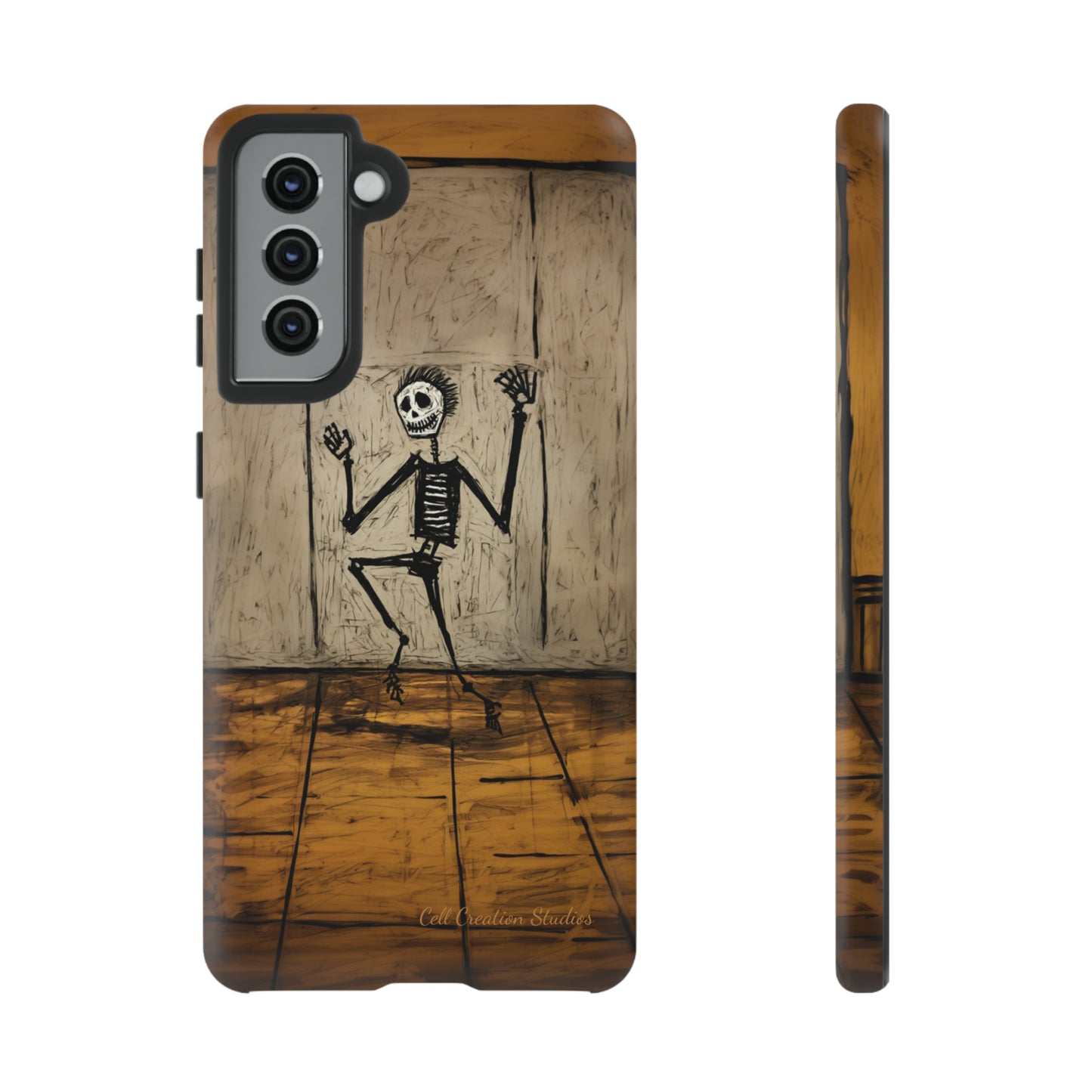 "Groovy Bones Skeleton" -Tough Samsung Phone Cases