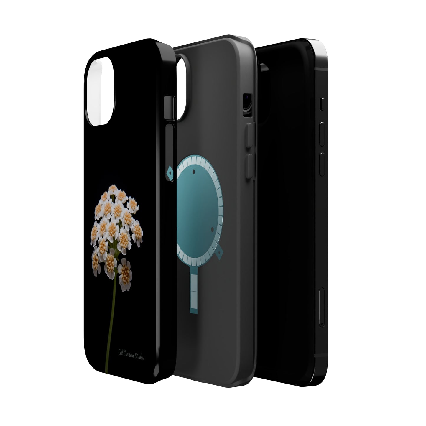 "Elegant Yarrow Bloom" Phone Case -MagSafe Tough Cases