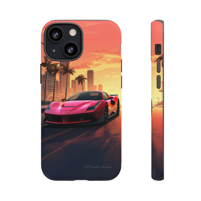 "Sunset Boulevard Ferrari Edition" -Tough iPhone Cases