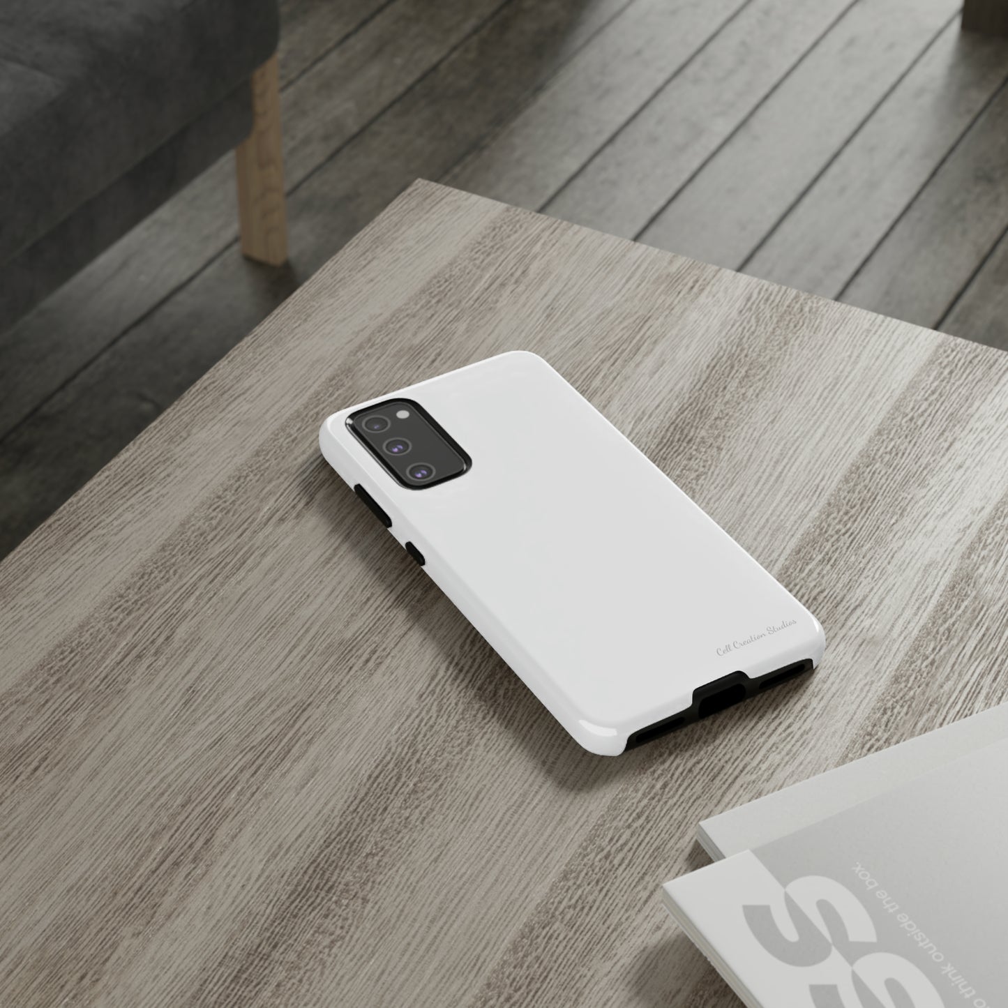 "Pure Elegance White" -Tough Samsung Phone Cases