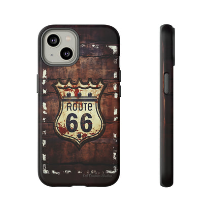 "Retro Route 66" Phone Case -Tough Cases