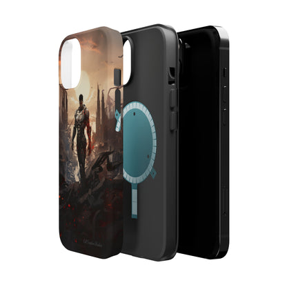 Introducing the "Cyber Guardian" Cell Phone Case – Embrace Futuristic Heroism -MagSafe Tough Cases