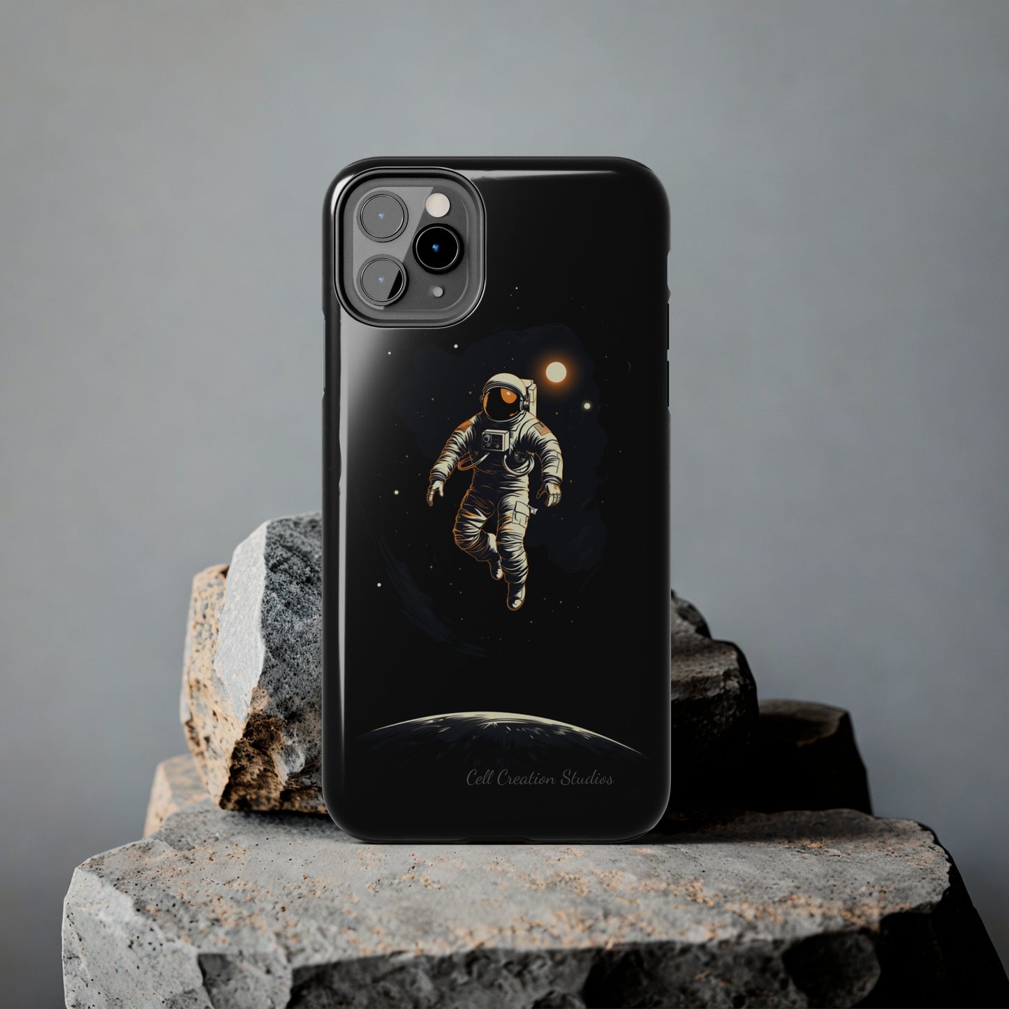 "Cosmic Explorer Astronaut" -Tough iPhone Cases