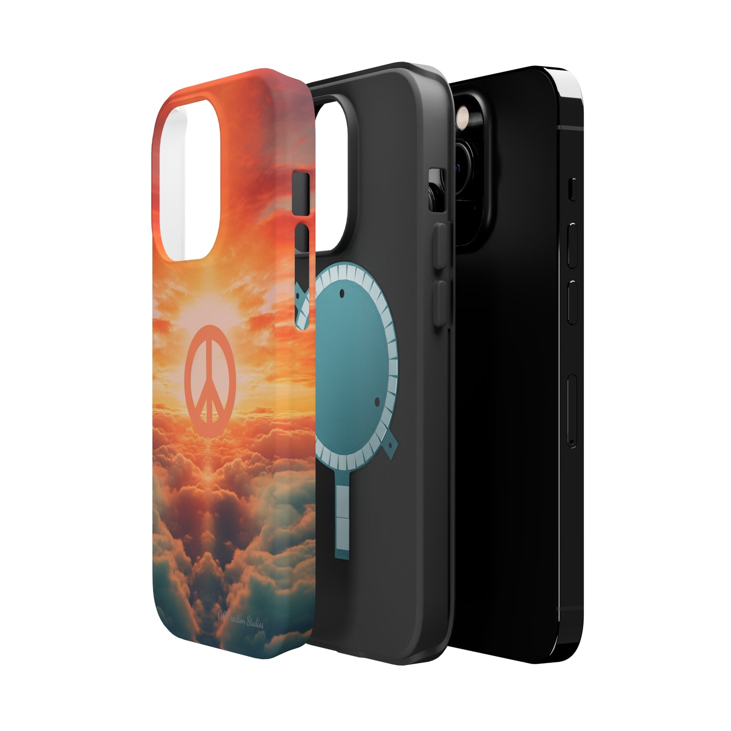 Introducing the "Sky Peace" Cell Phone Case – Carry Tranquility in Your Pocket -MagSafe Tough Cases