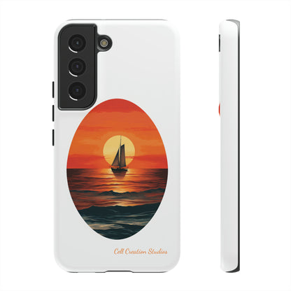 "Sailboat Sunset Serenity" -Tough Samsung Cases