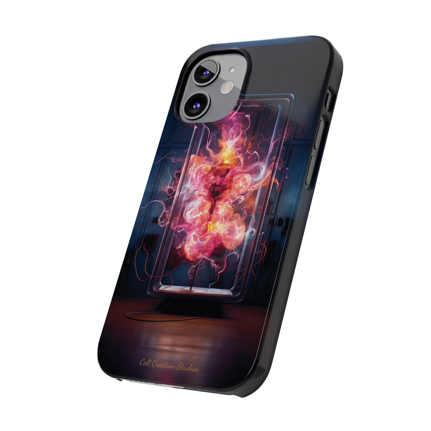 Introducing the "Ethereal Ember" Cell Phone Case – Capturing the Essence of Mystery -Slim Phone Cases