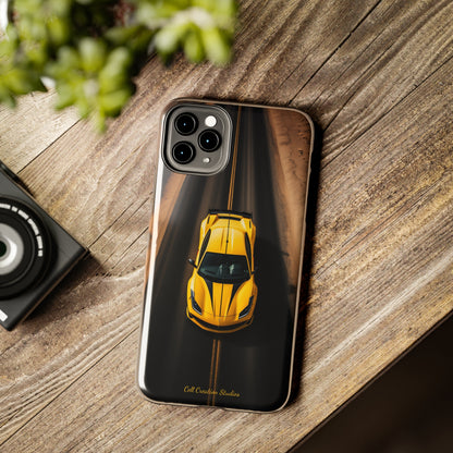 Introducing the "Desert Speedster" Cell Phone Case – Feel the Thrill of a Ferrari Racing through the Desert! -Tough Phone Cases