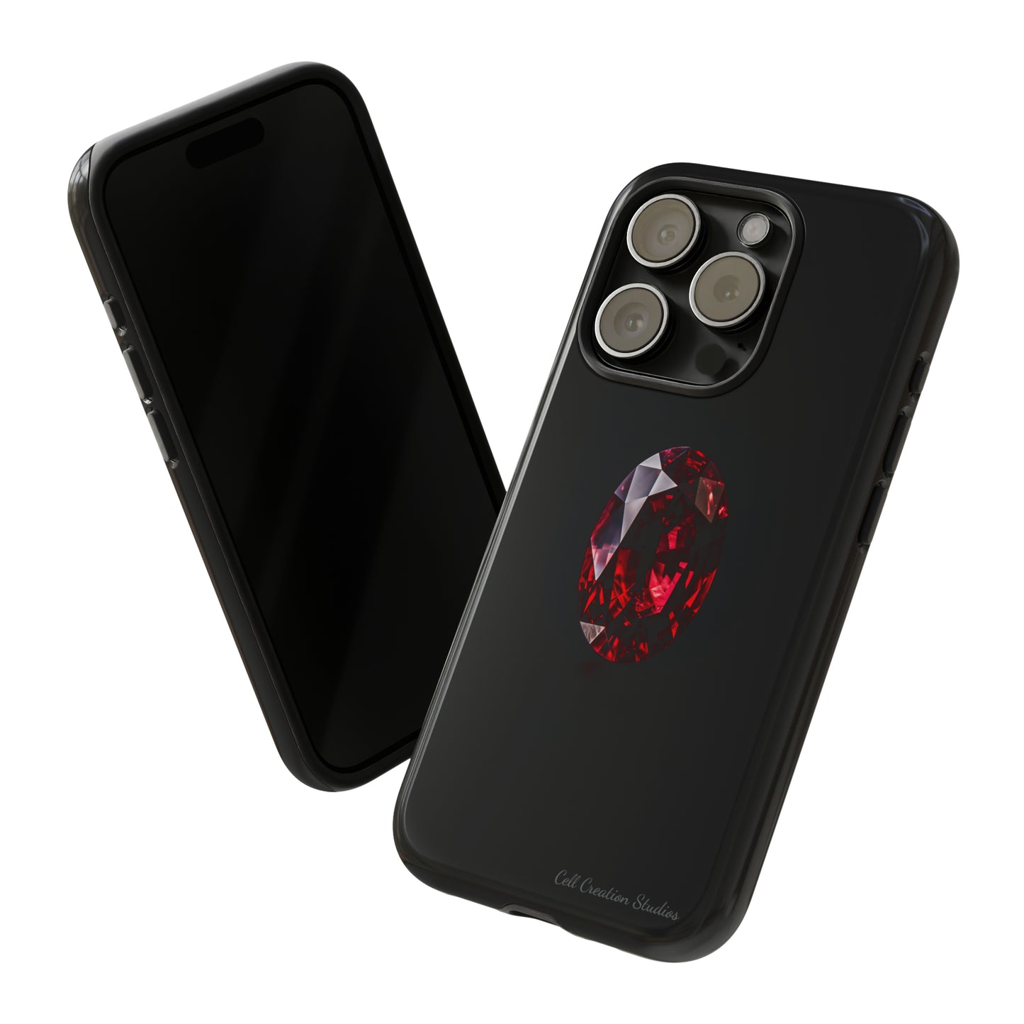 "Ruby Radiance" Phone Case -Tough Cases