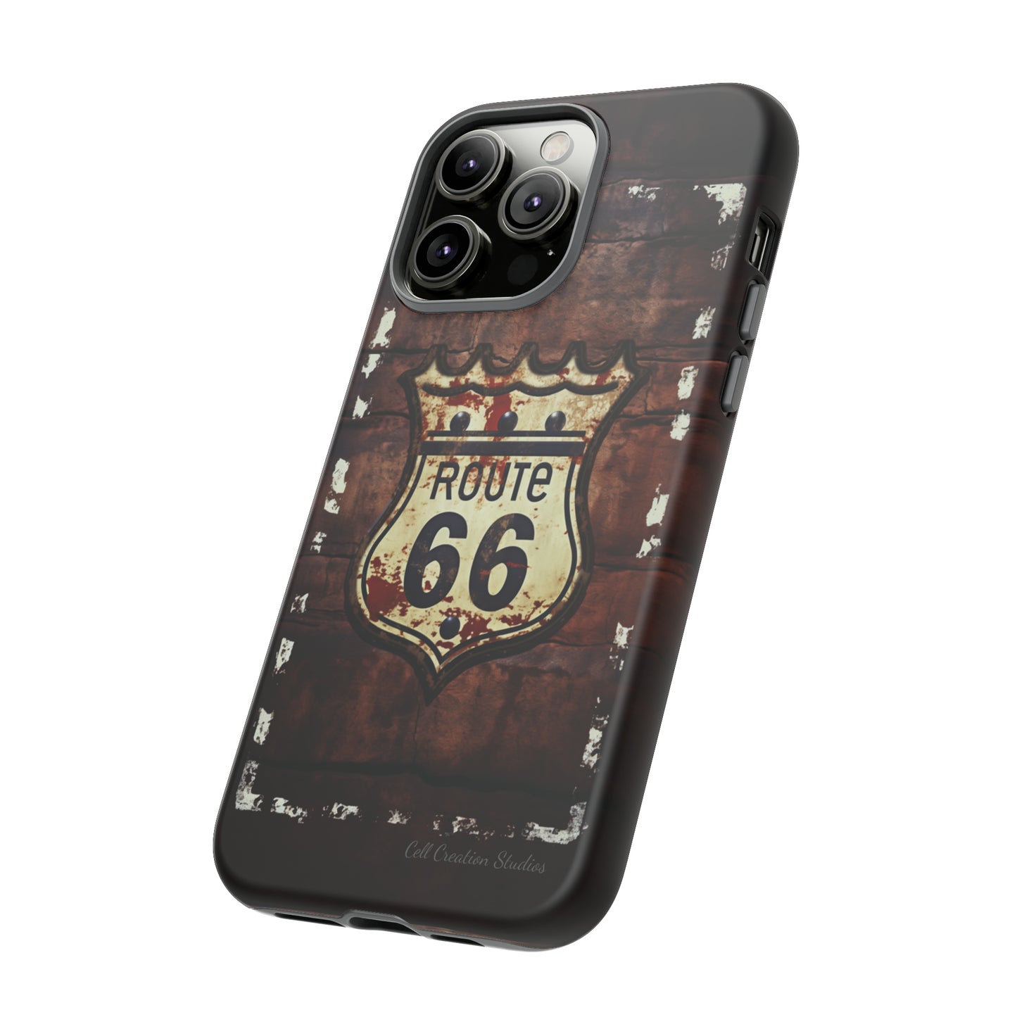 "Retro Route 66" Phone Case -Tough Cases