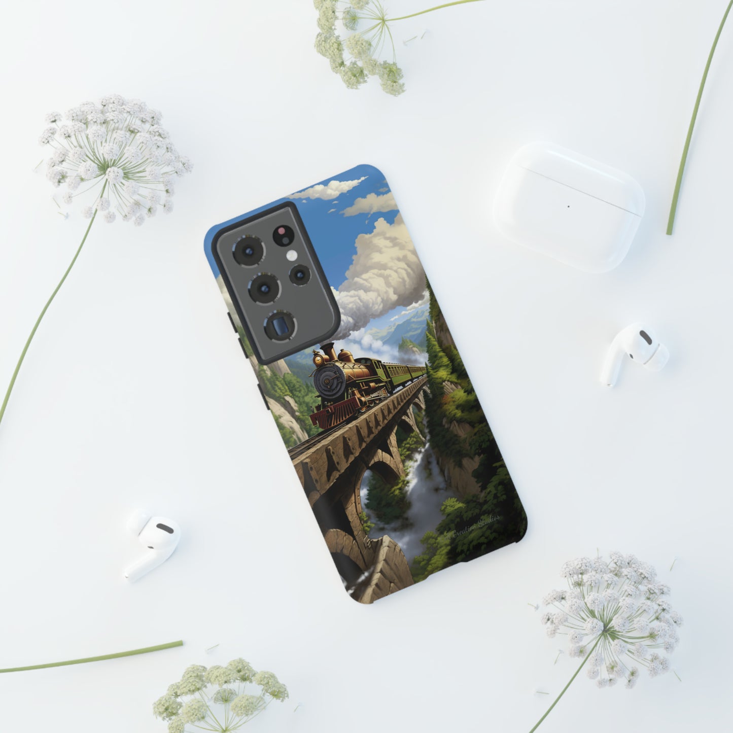 The "Scenic Mountain Train" Phone Case -Tough Cases